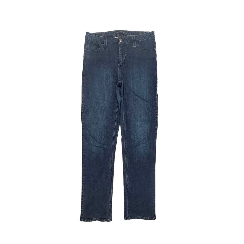 Lee Classic Fit Straight Leg Women's size 10 Dark Wash Blue Denim Jeans